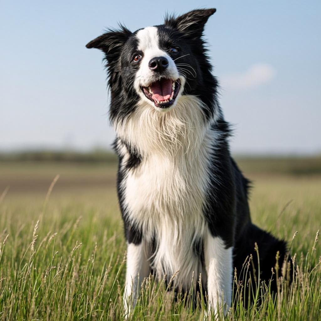 Perro feliz